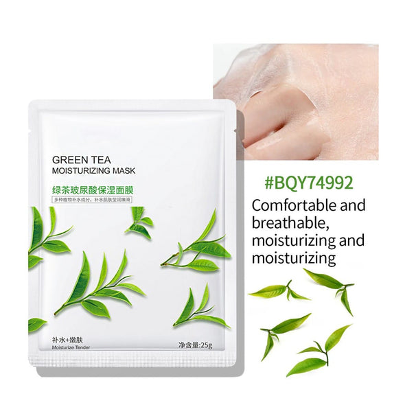 BIOAQUA - Green Tea Moisturizing Face Sheet Mask