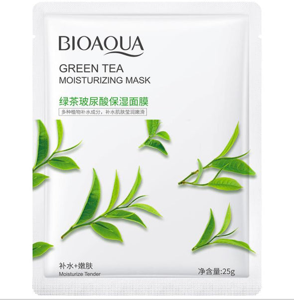 BIOAQUA - Green Tea Moisturizing Face Sheet Mask