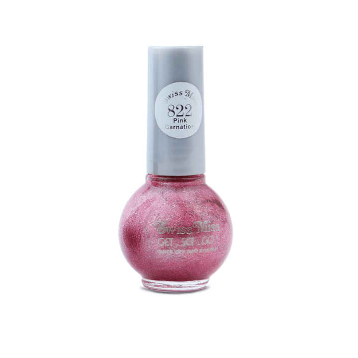 Swiss Miss- Nail Polish Get Set Go Pink Carnation- (822)