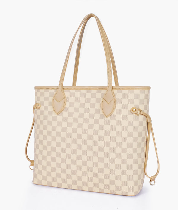 RTW - Off-white checkered neverfull tote bag