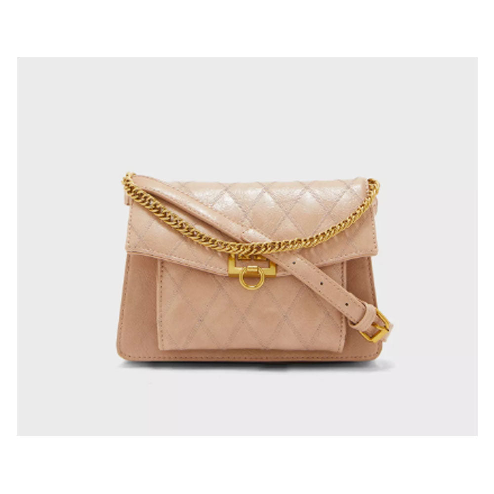 Shoexpress- Quilted Flap Over Crossbody