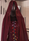 Royal Fashion Exclusive Bamber Chiffon Cross Stitch Center Panel 2 Piece Unstitched RF24BEC-5-204317